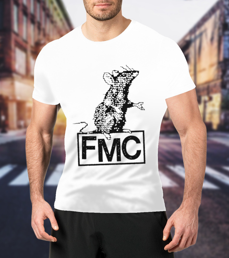FMC Rat Rodent Sketch Drawing T-Shirt