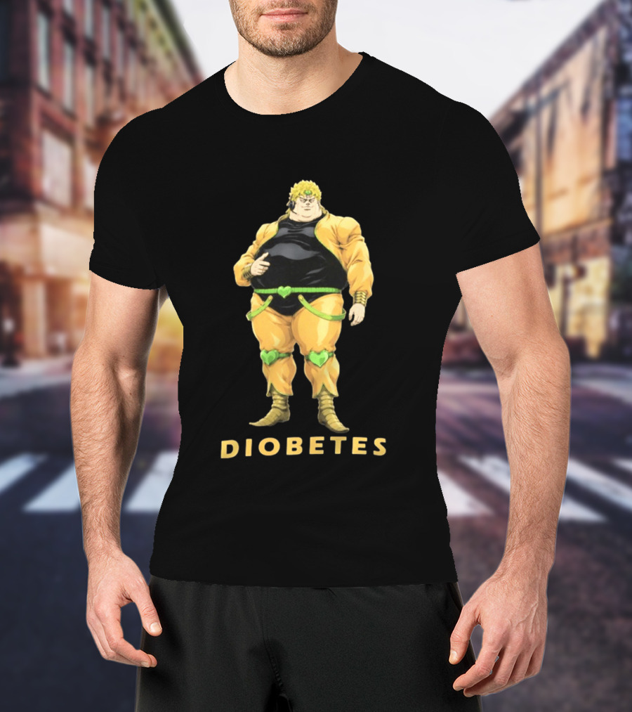 Diabetes Dio Brando JoJo's Bizarre Adventure Meme Characters T-Shirt