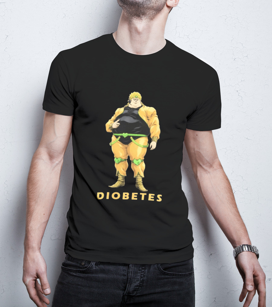 Diabetes Dio Brando JoJo's Bizarre Adventure Meme Characters T-Shirt