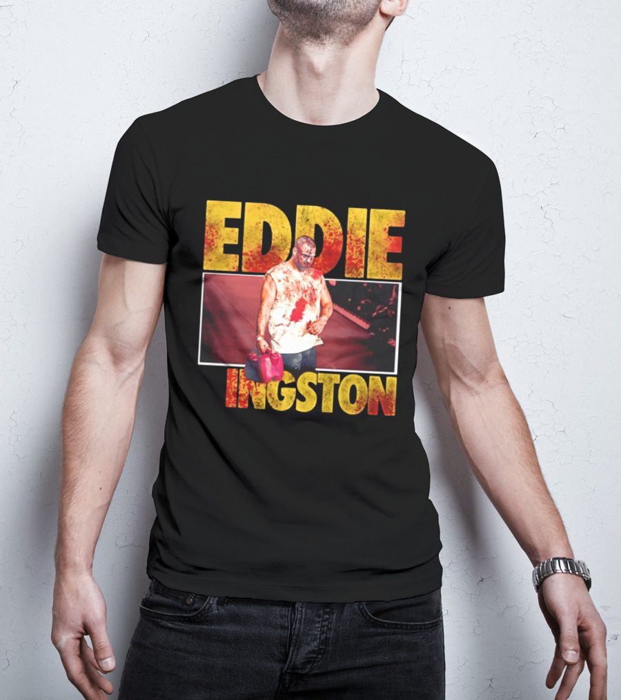 Eddie Kingston Bloody Gas Can Wrestler Image T-Shirt