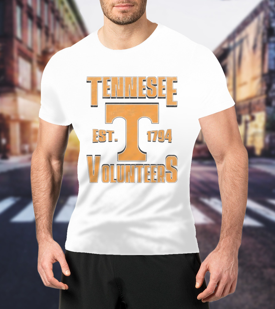 Tennessee Volunteers Est 1794 NCAA College Football Bold Orange T T-Shirt