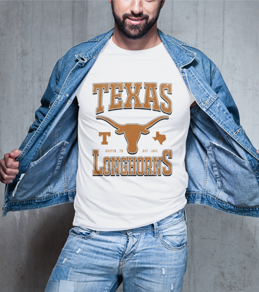 Texas Longhorns Austin TX Est 1883 Vintage Collegiate Spirit T-Shirt
