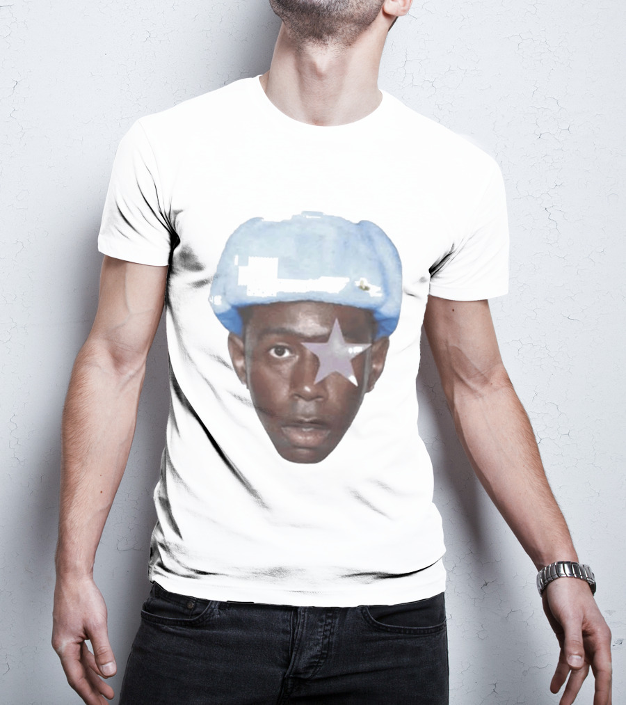Tyler The Creator Starboy Surreal Blue Hat Star Eye T-Shirt