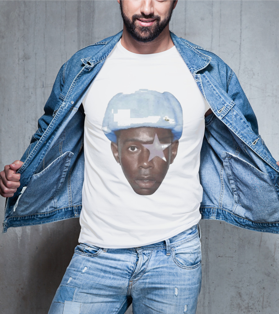 Tyler The Creator Starboy Surreal Blue Hat Star Eye T-Shirt