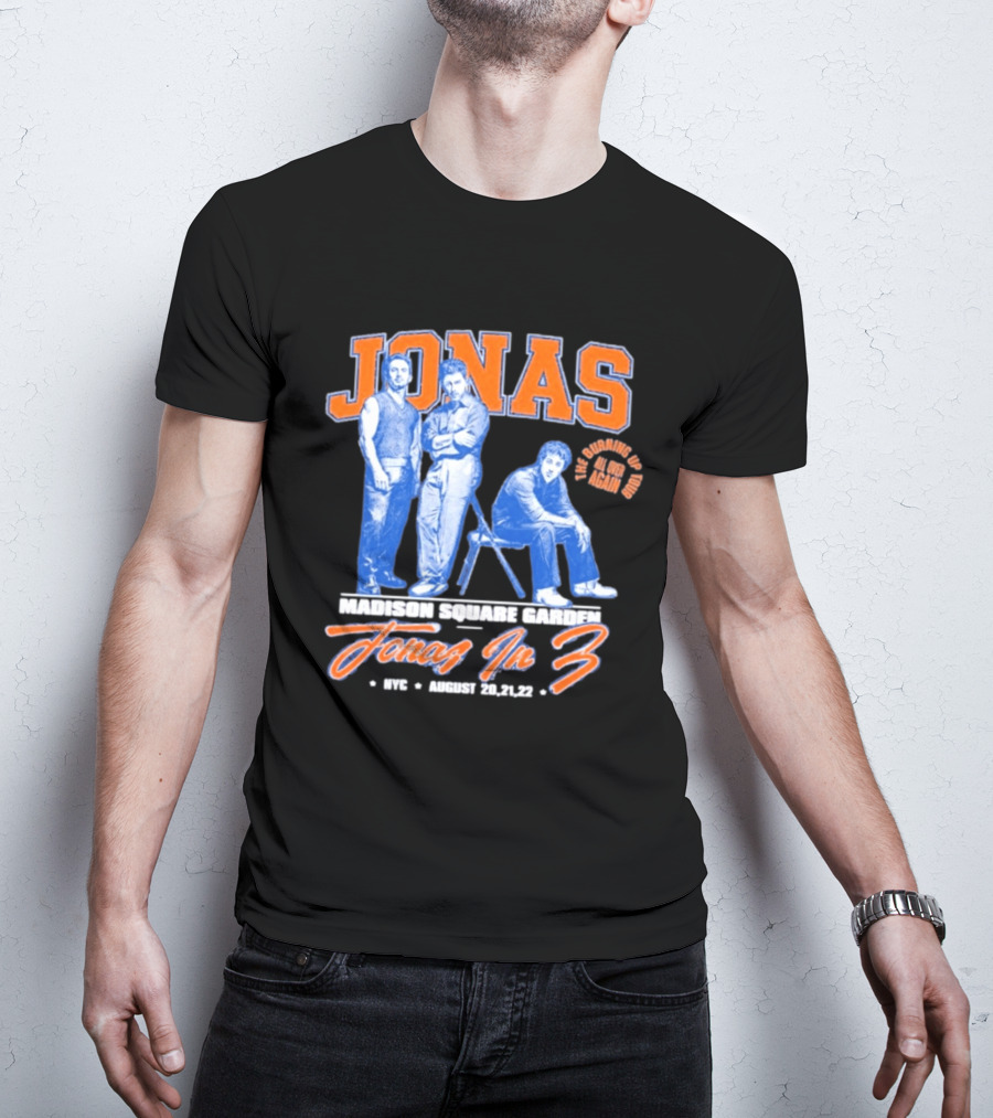 Jonas Brothers Madison Square Garden NYC Jonas In 3 August 20 21 22 T-Shirt
