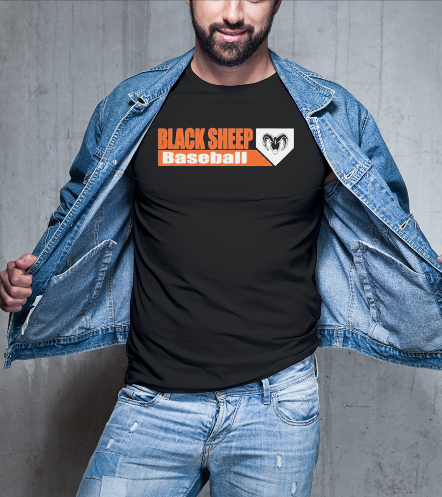 Dee Strange Gordon Black Sheep Baseball Ram T-Shirt