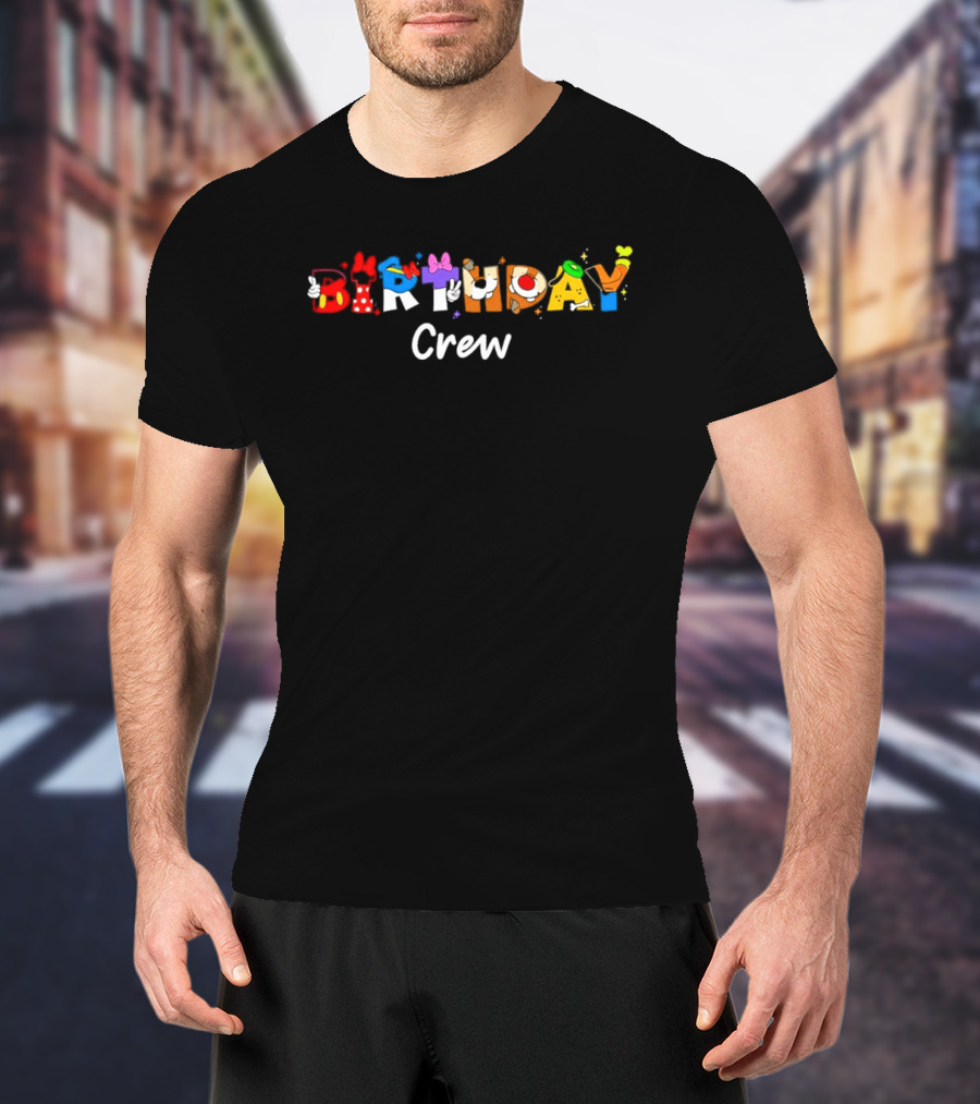 Matt Damon Mickey Mouse And Friends Birthday Crew Celebration T-Shirt