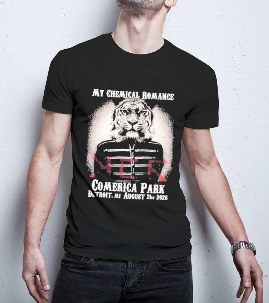 My Chemical Romance MCR Comerica Park Detroit MI August 21 2026 T-Shirt