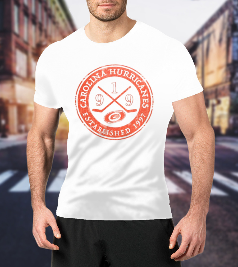 Carolina Hurricanes 919 Established 1997 T-Shirt