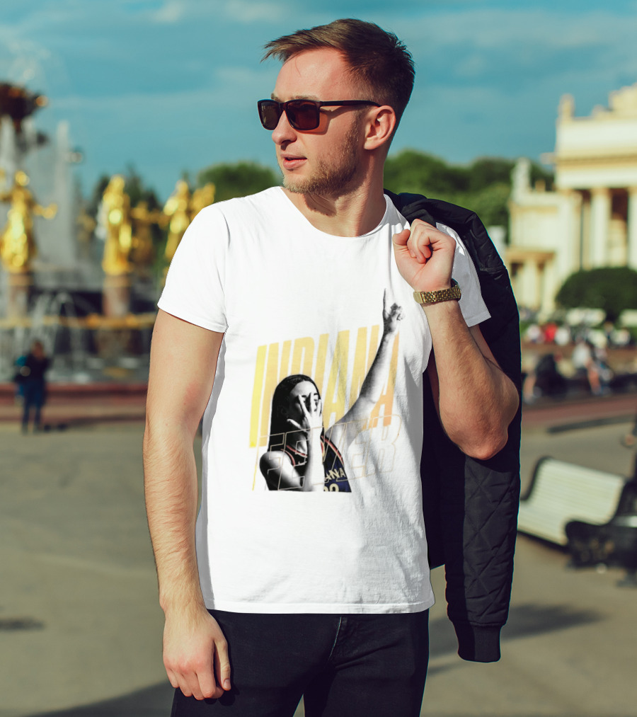 Indiana Fever Caitlin Clark Pointing Indiana Player Gesture T-Shirt