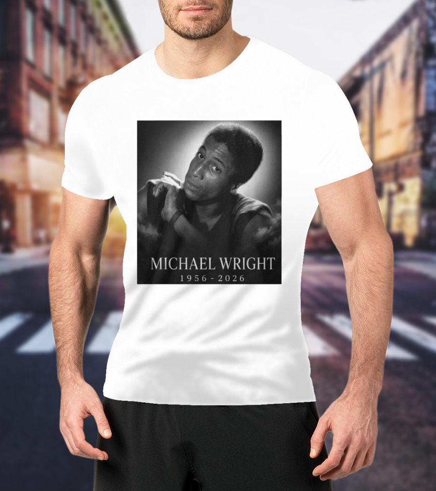 Michael Wright 1956 2026 Memoriam T-Shirt