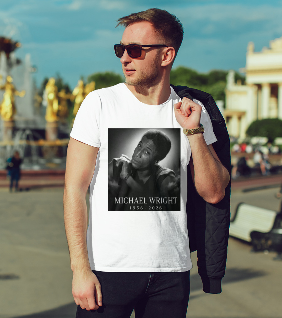 Michael Wright 1956 2026 Memoriam T-Shirt
