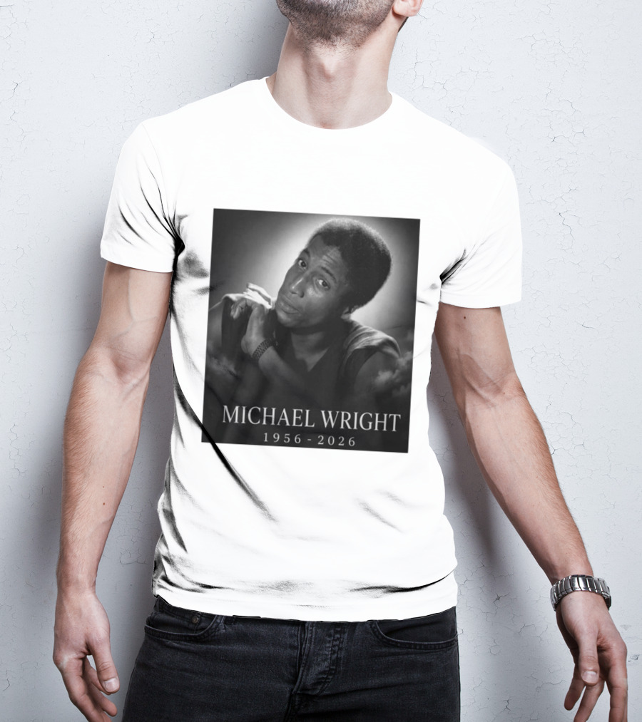 Michael Wright 1956 2026 Memoriam T-Shirt