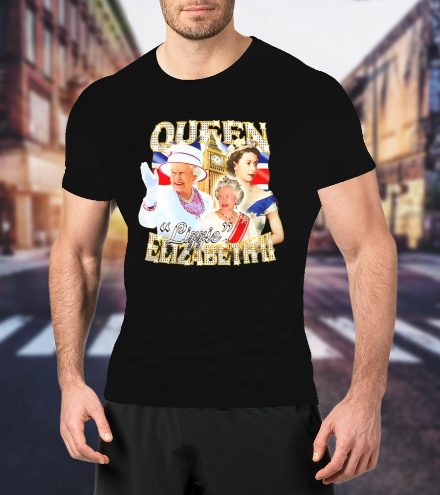 Queen Elizabeth II Lizzie 90s Bootleg Iconic Royal T-Shirt