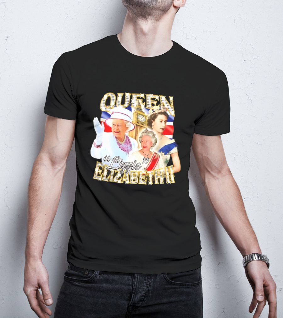 Queen Elizabeth II Lizzie 90s Bootleg Iconic Royal T-Shirt