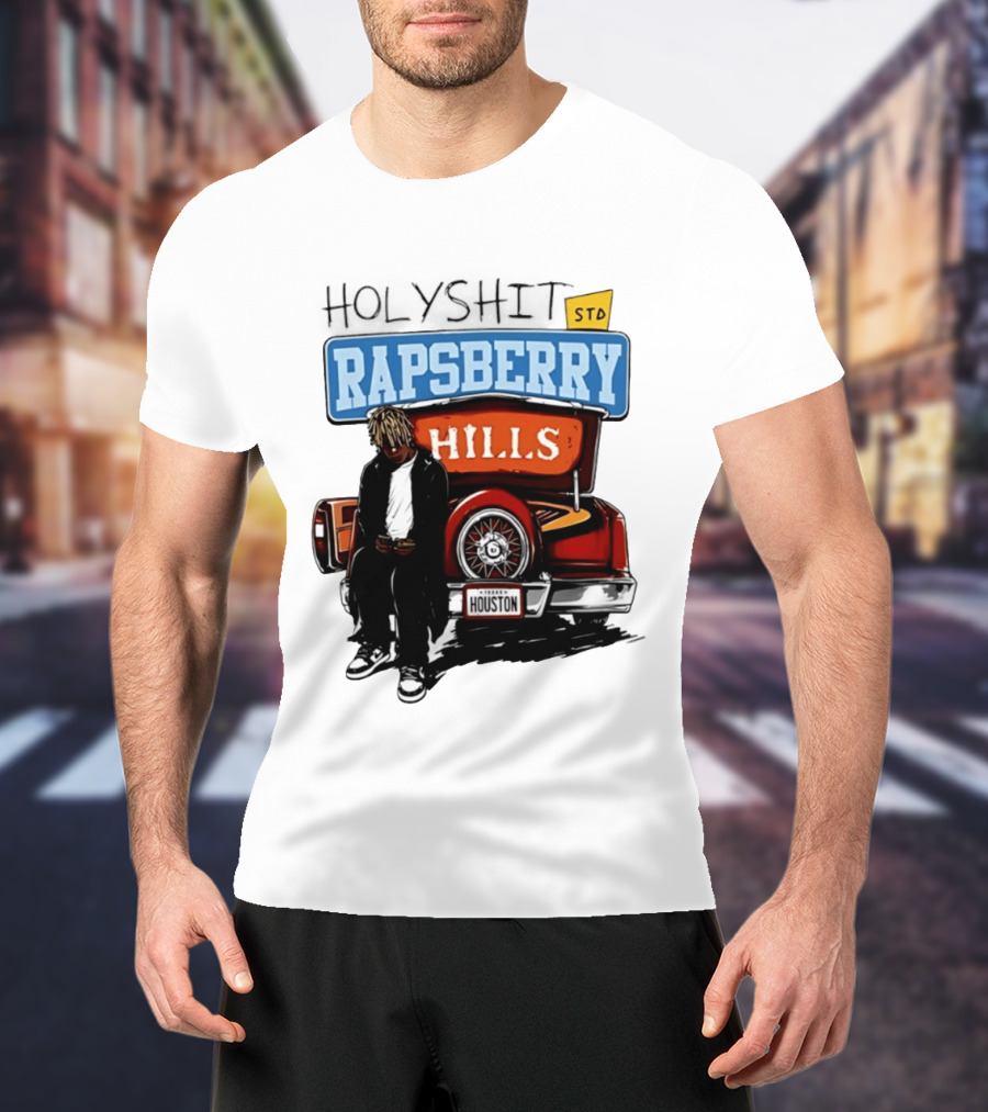 Holyshit Std Rapsberry Hills Houston Texas Car Scene T-Shirt