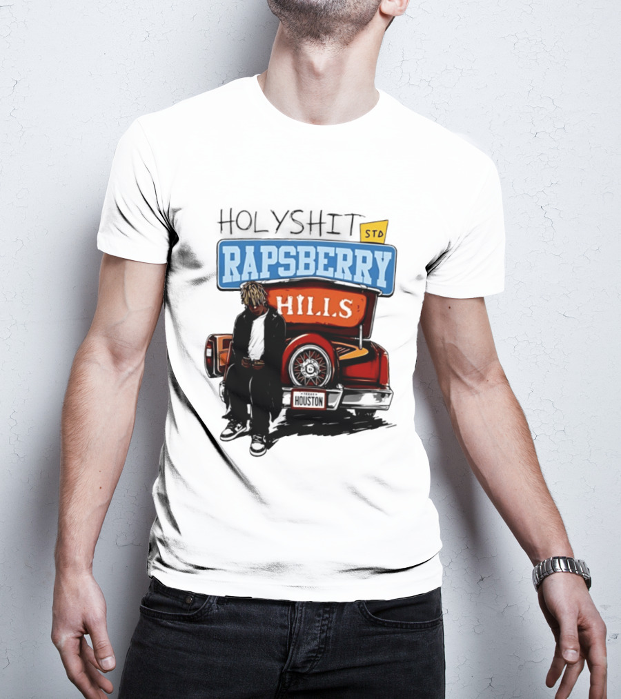 Holyshit Std Rapsberry Hills Houston Texas Car Scene T-Shirt