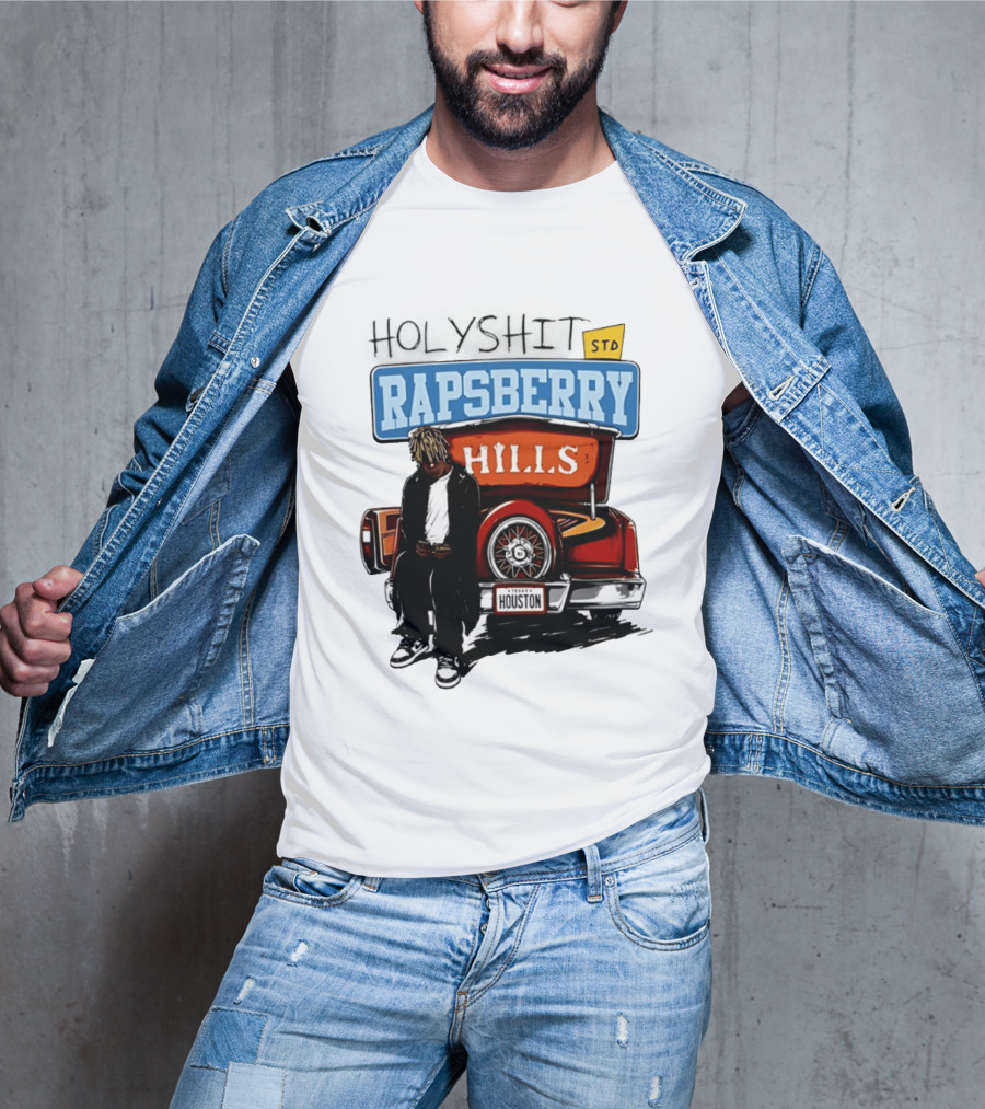 Holyshit Std Rapsberry Hills Houston Texas Car Scene T-Shirt