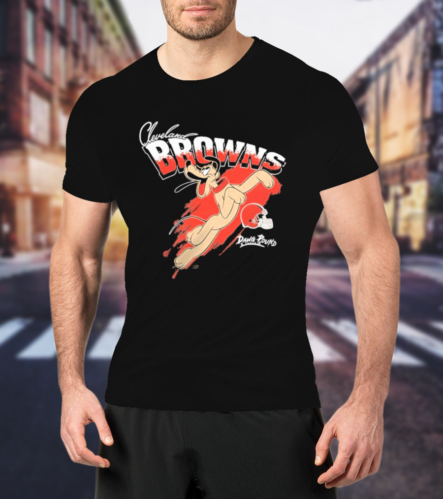 Cleveland Browns Pluto Disney Character Collaboration 2026 T-Shirt