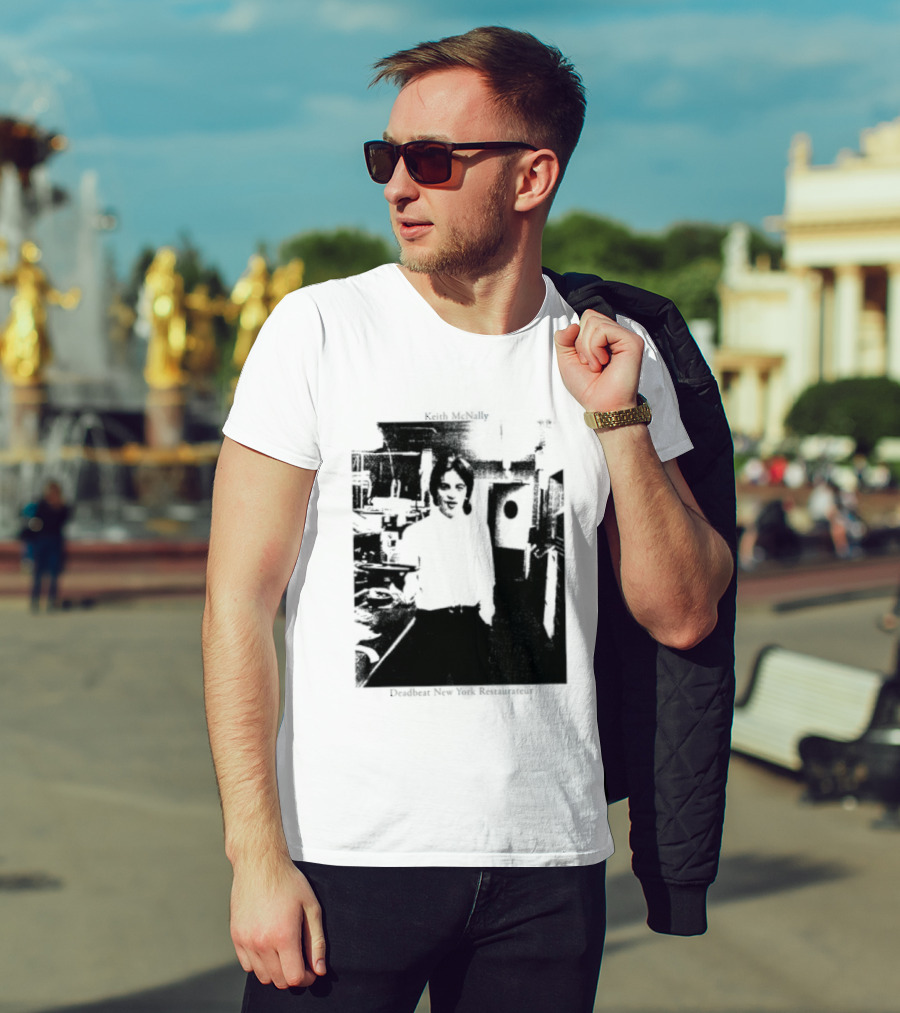 Keith McNally Dead Beat New York Restaurateur Black And White T-Shirt