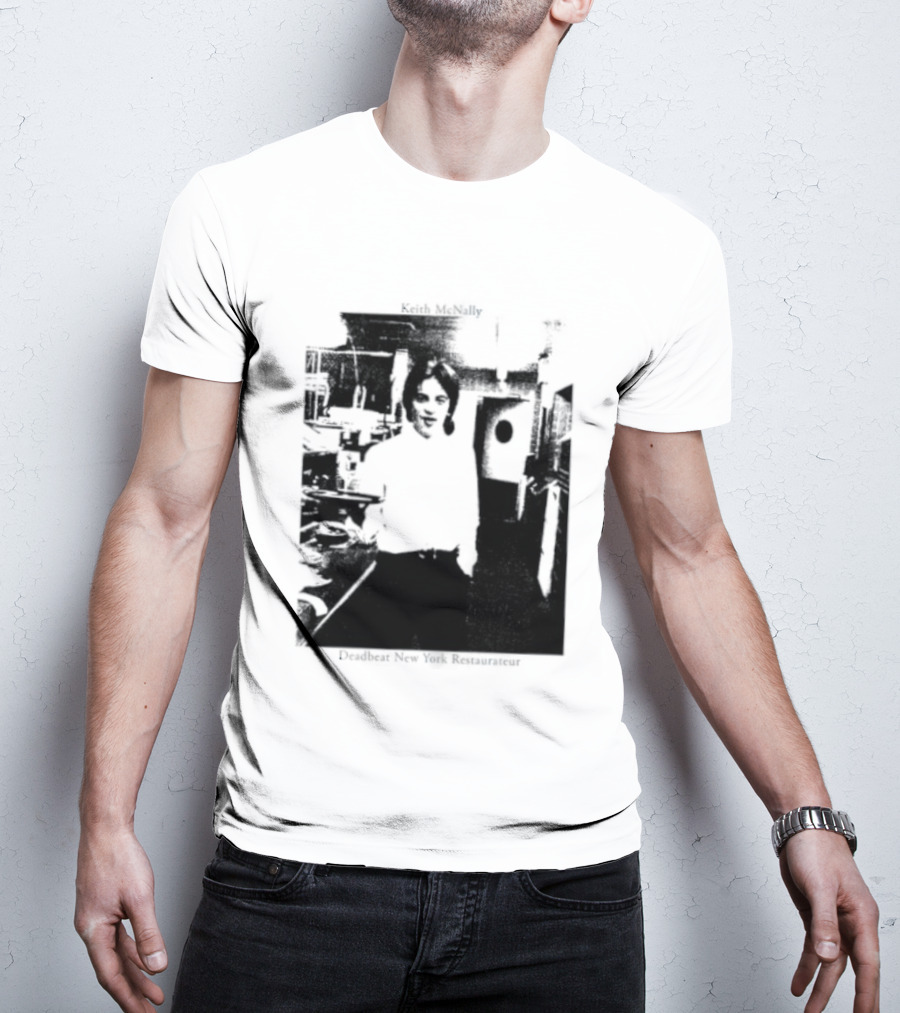Keith McNally Dead Beat New York Restaurateur Black And White T-Shirt