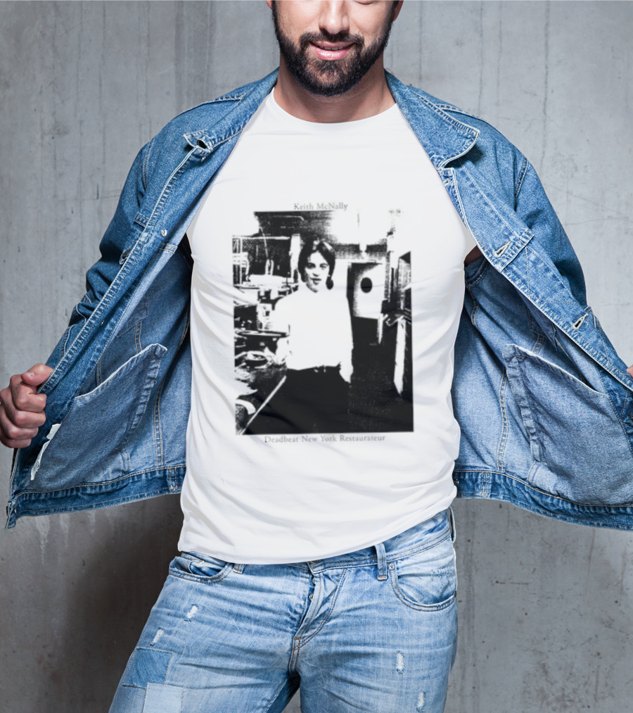 Keith McNally Dead Beat New York Restaurateur Black And White T-Shirt