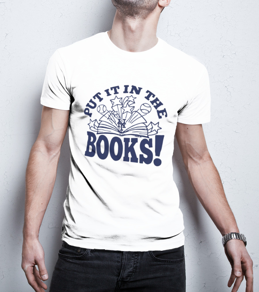 Put It In The Books New York Mets MLB Baseball Stars Celebration T-Shirt