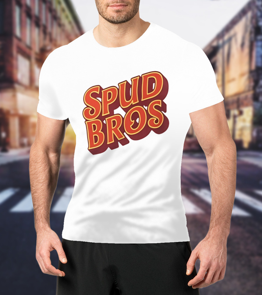 Spud Bros Joe Tessitore Playful Retro Font T-Shirt
