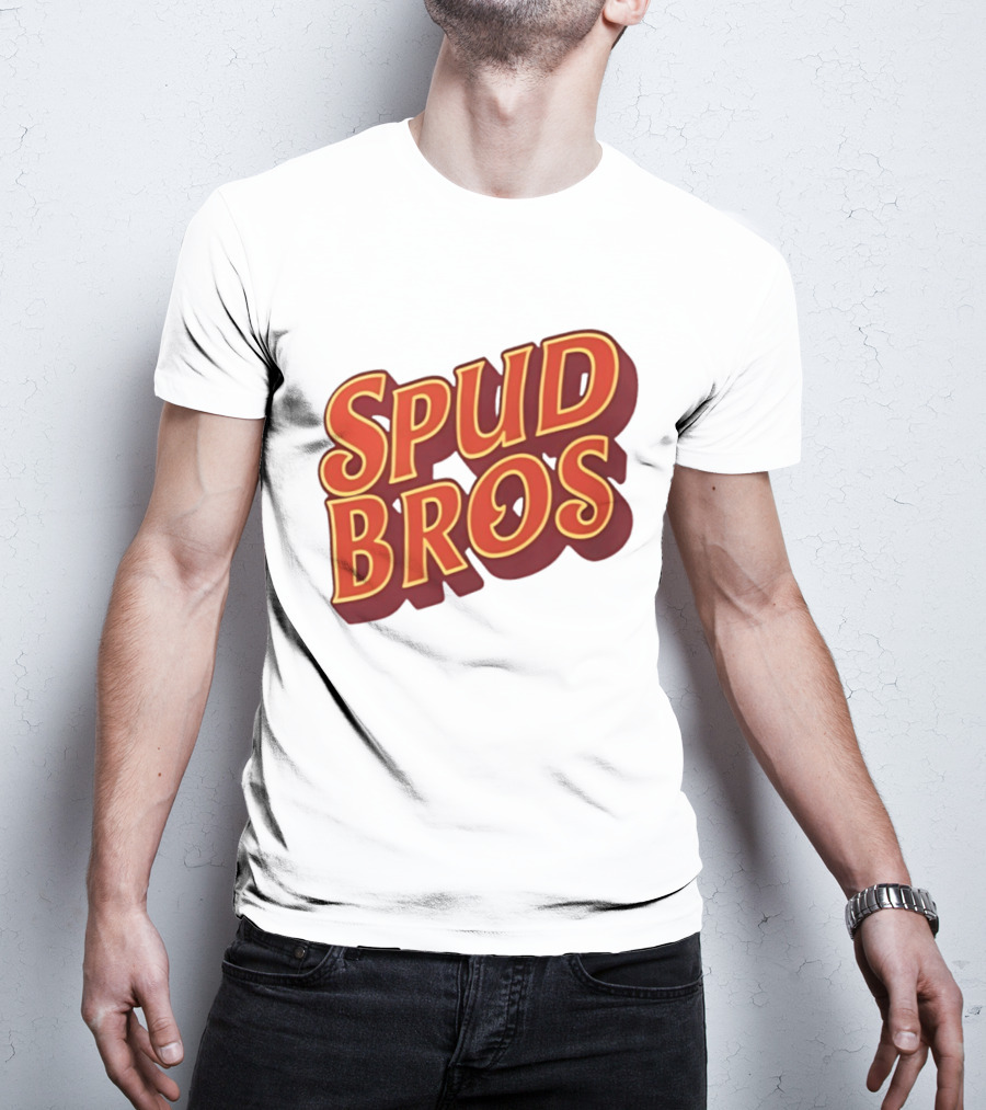 Spud Bros Joe Tessitore Playful Retro Font T-Shirt