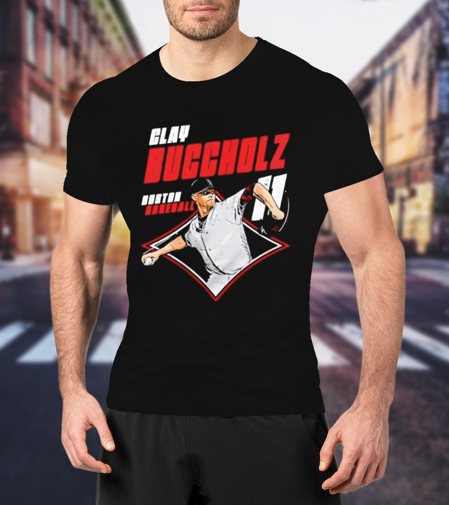 Clay Buccholz 11 Boston Red Sox Pitching Legend T-Shirt