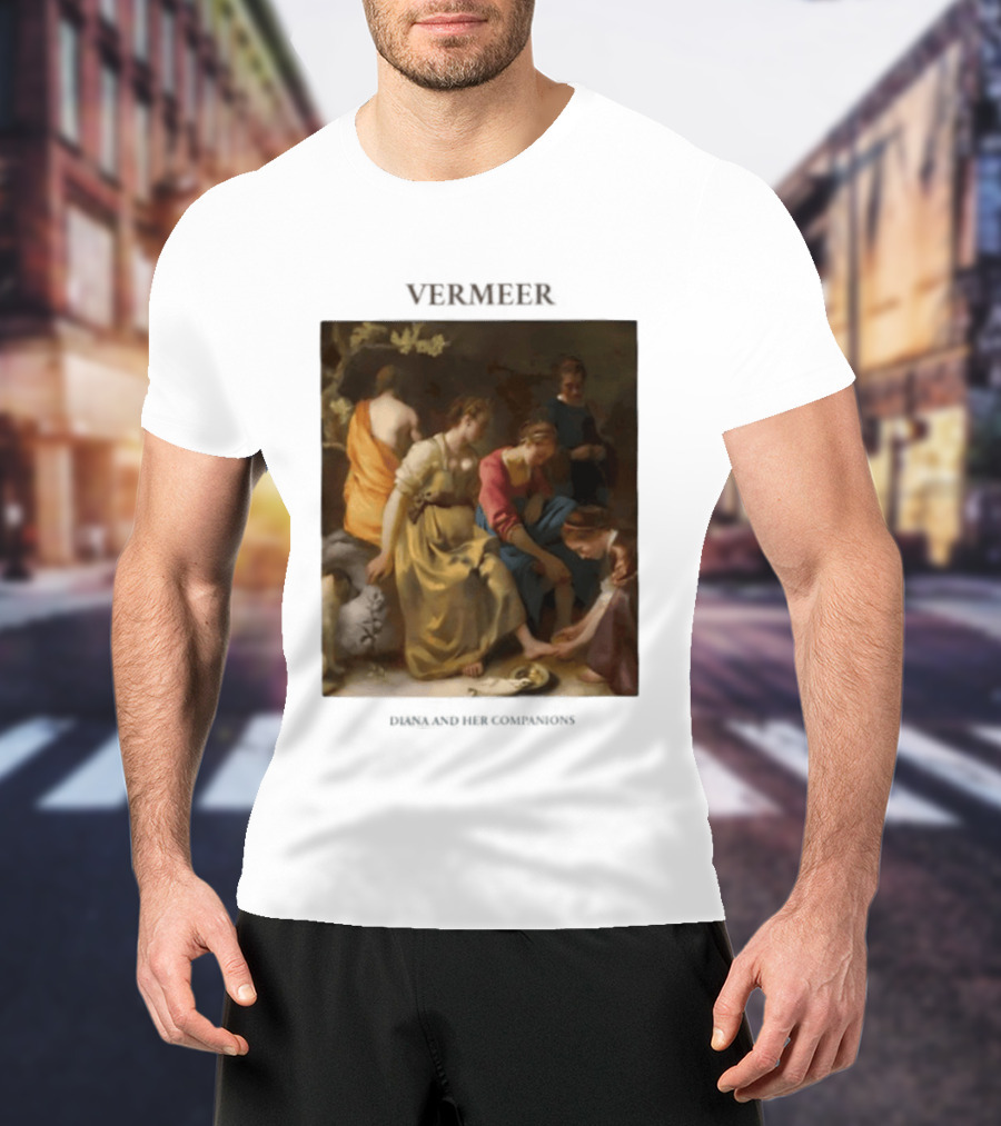 Vermeer Diana And Her Companions 1655 Gogh Company T-Shirt
