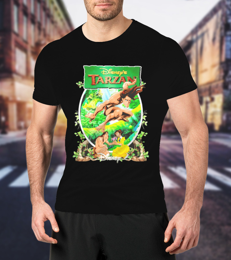 Disney's Tarzan Jungle Adventure Jane Animation Scene T-Shirt