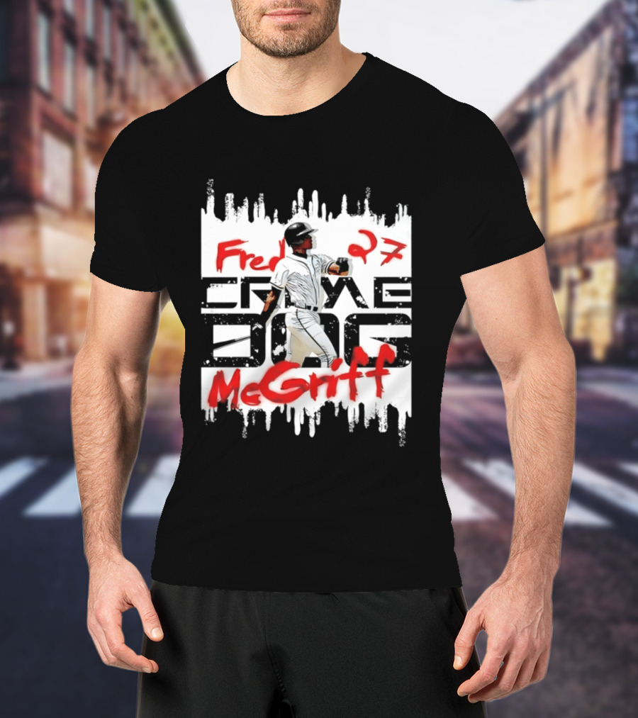 Fred McGriff 27 Atlanta Braves Baseball Player T-Shirt