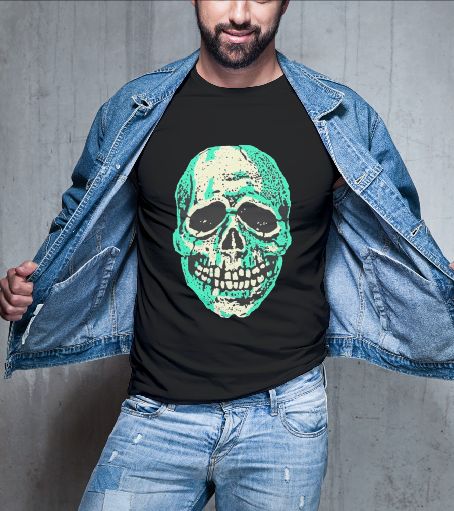 Halloween Trio Skull Spooky Gothic T-Shirt
