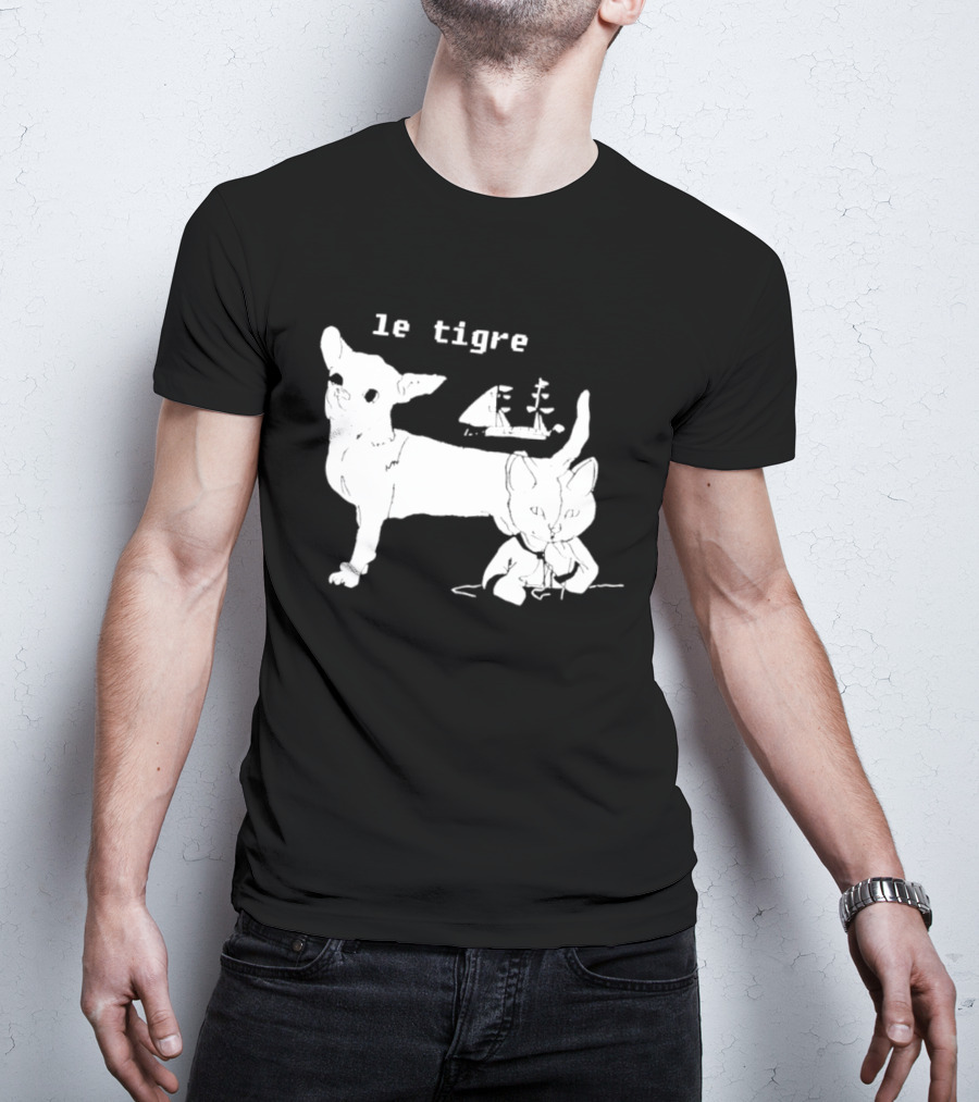 Le Tigre Chihuahua Cat Ship Kathleen Hanna T-Shirt