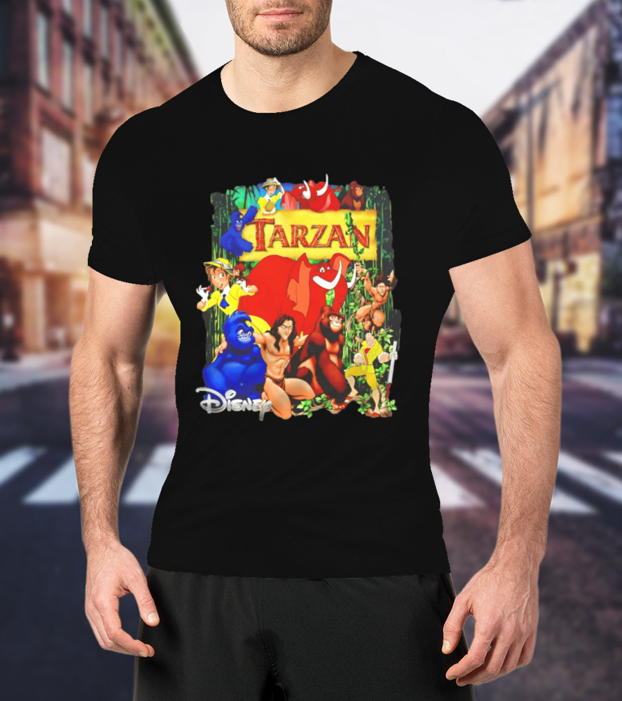 Disney Tarzan Characters Jane Porter Terk Adventure T-Shirt