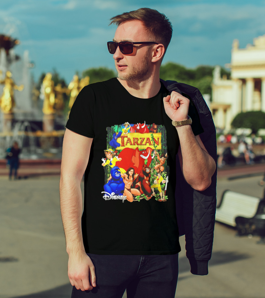 Disney Tarzan Characters Jane Porter Terk Adventure T-Shirt