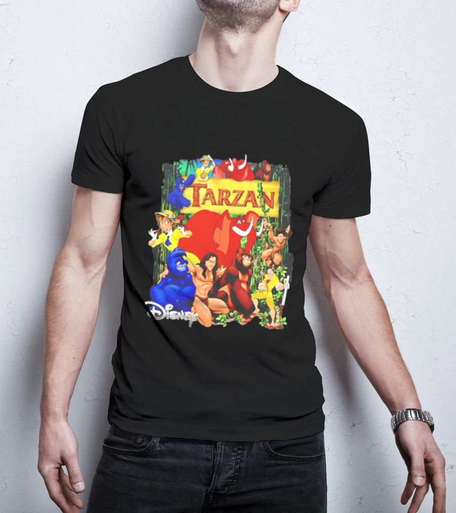 Disney Tarzan Characters Jane Porter Terk Adventure T-Shirt