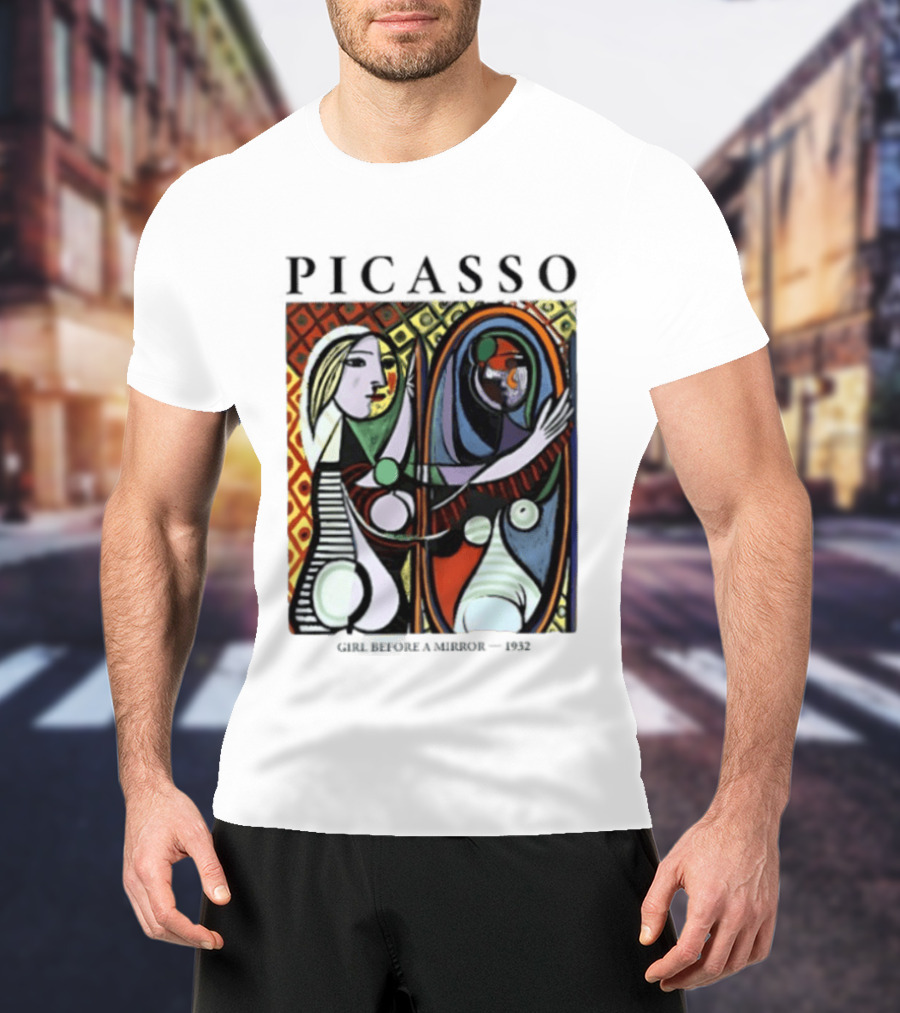 Pablo Picasso Girl Before A Mirror Painting T-Shirt
