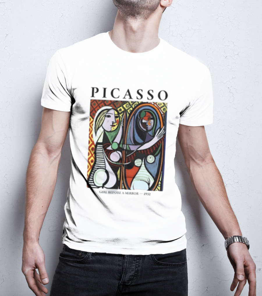 Pablo Picasso Girl Before A Mirror Painting T-Shirt