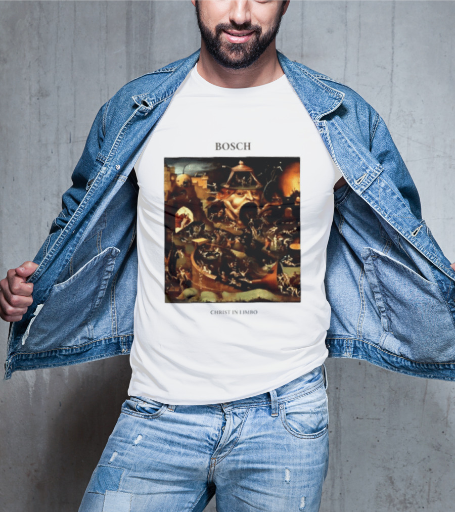 Hieronymus Bosch Christ In Limbo Medieval Painting Print T-Shirt