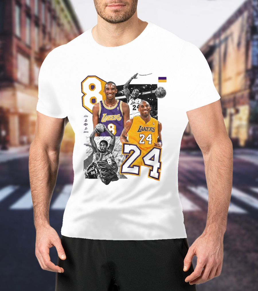 Kobe Bryant Los Angeles Lakers 8 24 Mamba Day T-Shirt