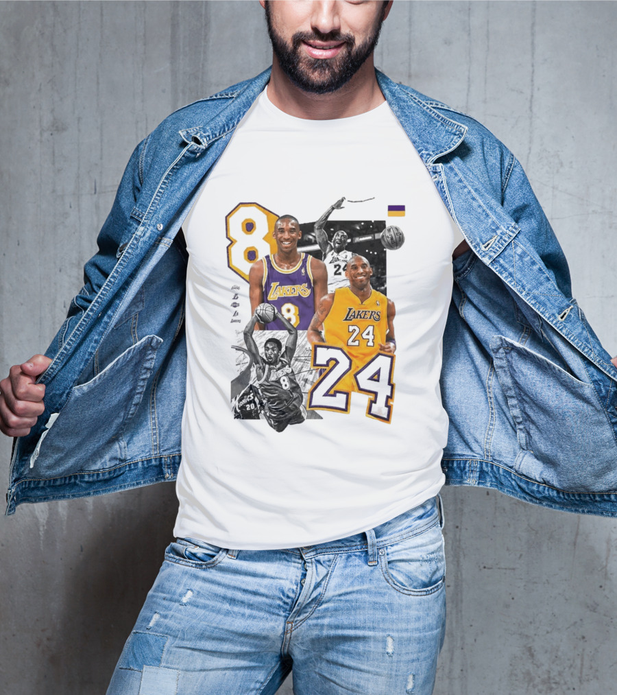 Kobe Bryant Los Angeles Lakers 8 24 Mamba Day T-Shirt
