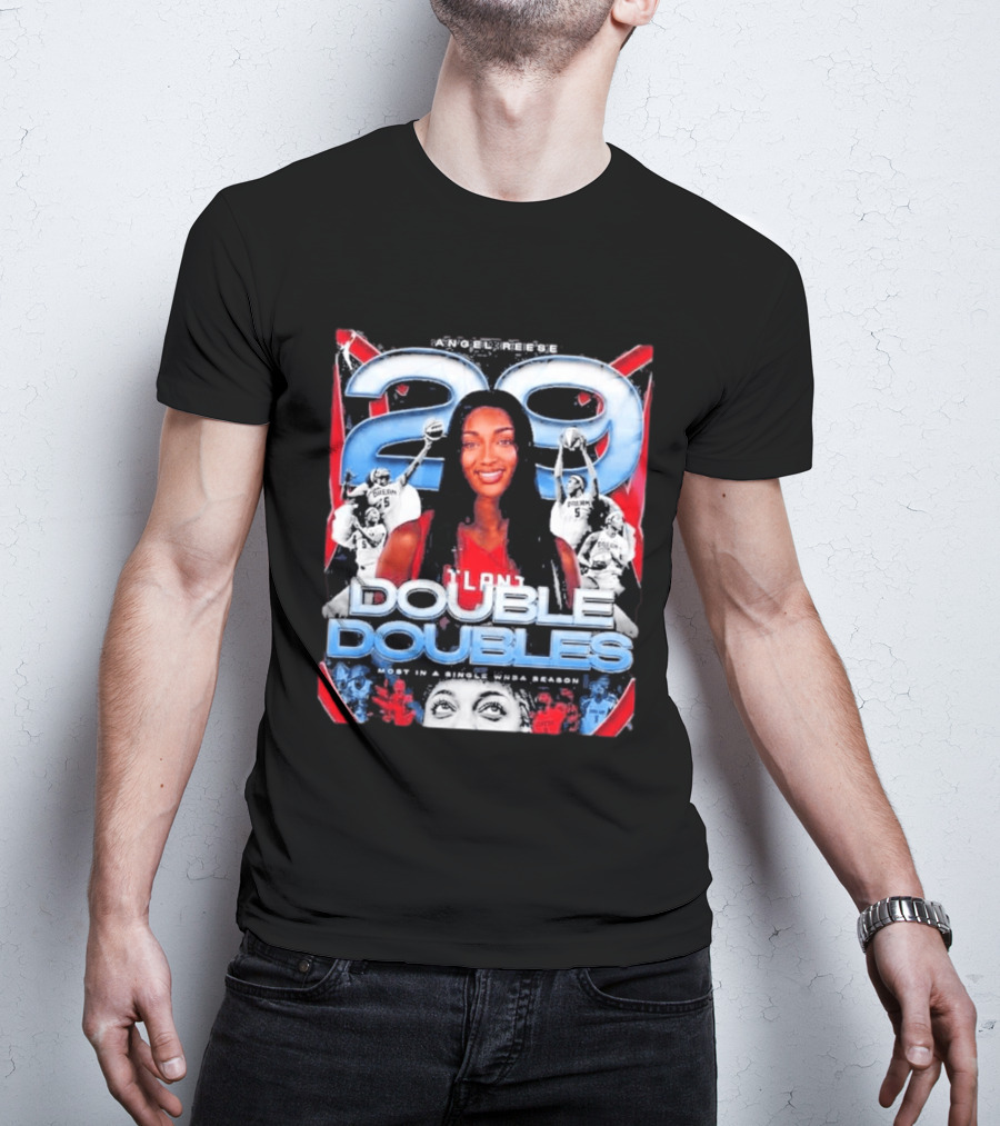 Angel Reese 29 Atlanta Dream Double Doubles Most In A Single WNBA Season T-Shirt