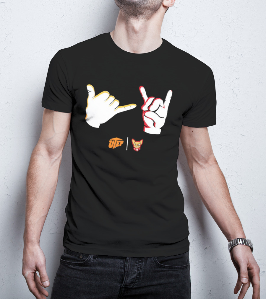 El Paso Chihuahuas Fear The Ears Hand Signs Gesture T-Shirt