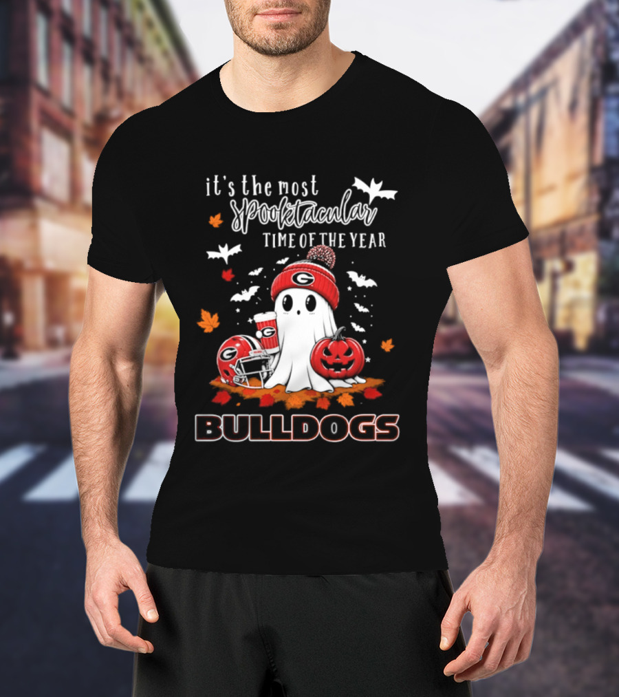 Georgia Bulldogs Halloween Ghost Wonderful Time Football Fan 2026 T-Shirt