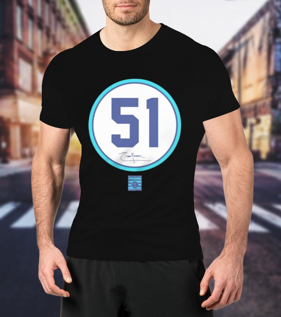 Randy Johnson Seattle Mariners 51 2015 National Baseball Hall Of Fame Induction T-Shirt