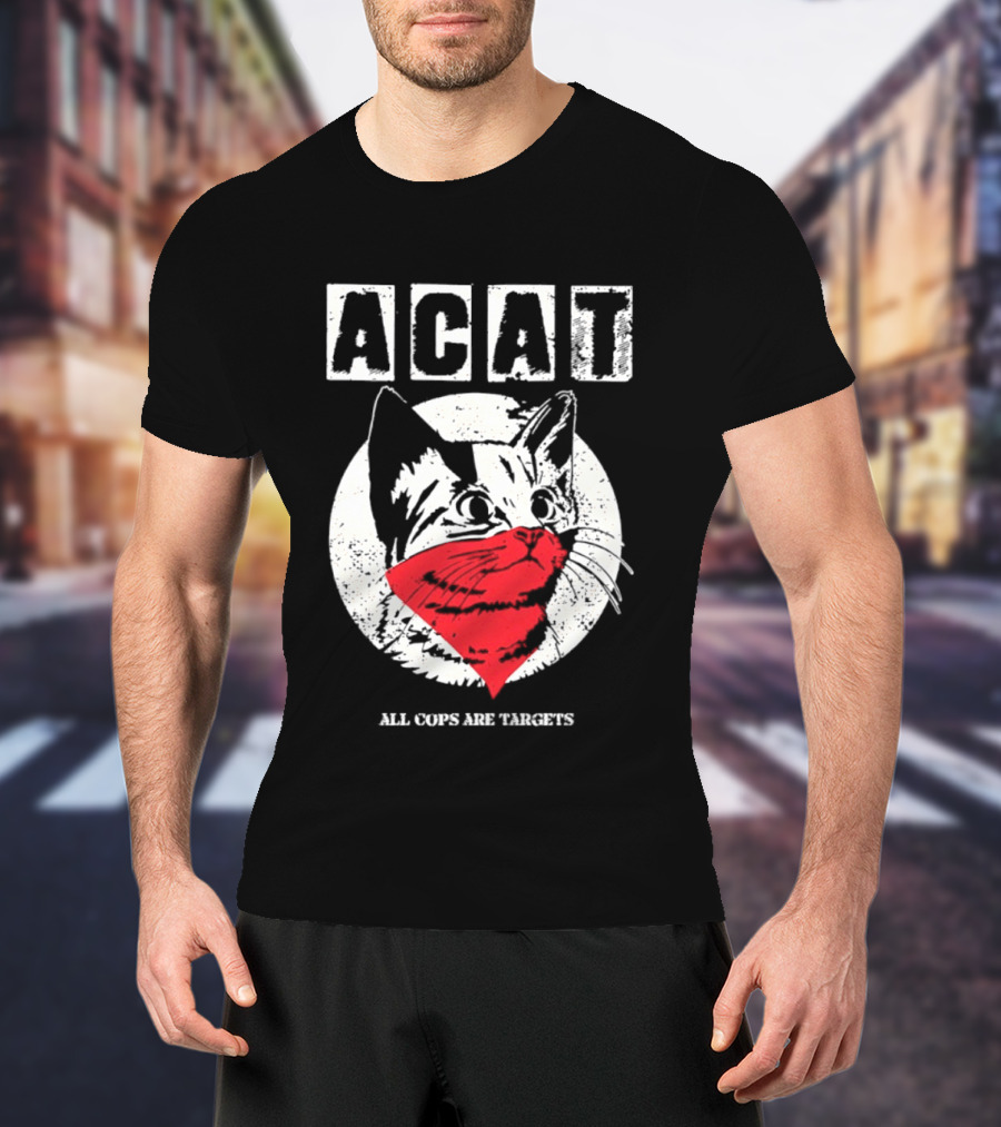 ACAT All Cops Are Targets Cat Bandana T-Shirt