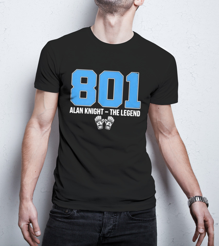 801 Alan Knight The Legend With Iconic Goalie Gloves T-Shirt