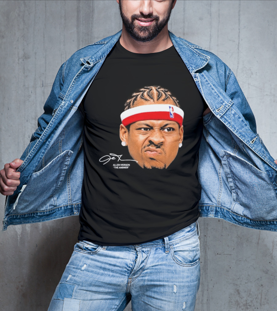 Allen Iverson The Answer NBA Headband T-Shirt